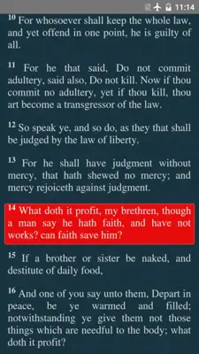 Holy Bible android App screenshot 1